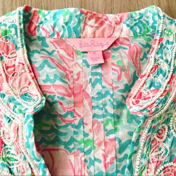 Lilly Pulitzer Sarasota Tunic Lobstah Roll - Picture 3 of 7